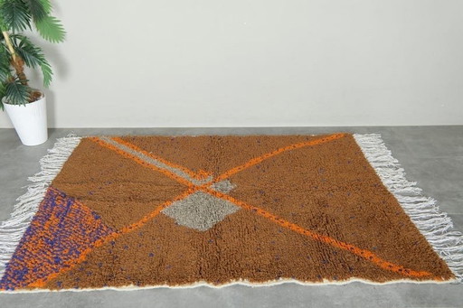 Traditioneller handgewebter Berberteppich, Größe 1,5/2,5 m