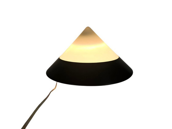 Image 1 of Memphis Milano style - 'Cone' - ceiling light - glass - metal - 80s
