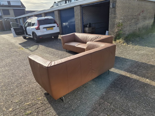 Leather Montetel sofas