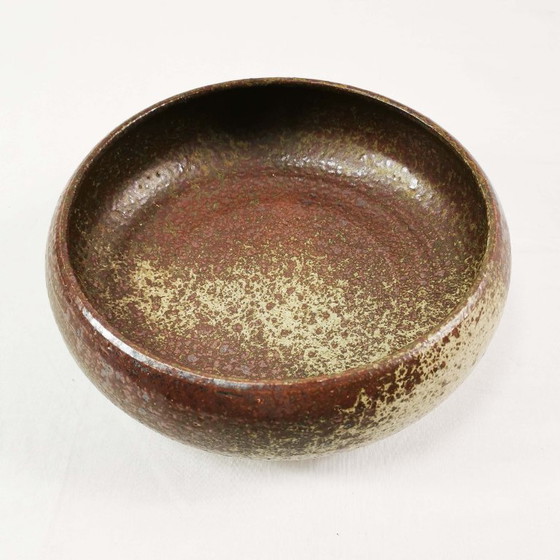 Image 1 of Grande ciotola in ceramica di metà secolo, Tromborg, Danimarca, anni '60.