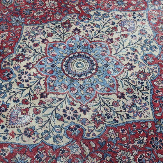 Image 1 of Persian carpet hand-knotted vintage 354x257
