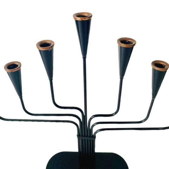 Image 1 of Candeliere Ystad-Metall di metà secolo Gunnar Ander, anni '60