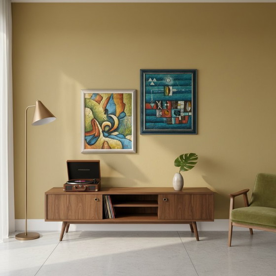 Image 1 of Two mid-20th century paintings by Bill Long