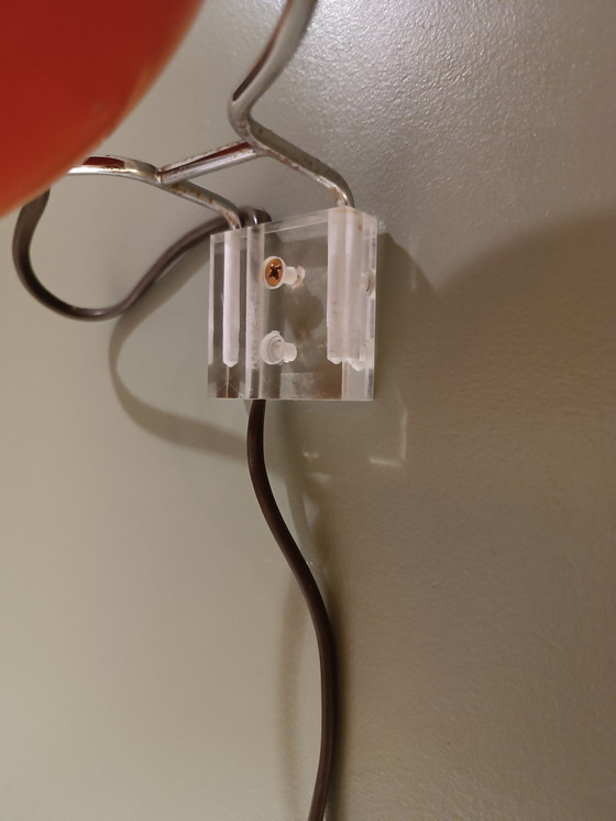 Image 1 of Lámpara de pared con forma de globo ocular de diseño Gepo, naranja