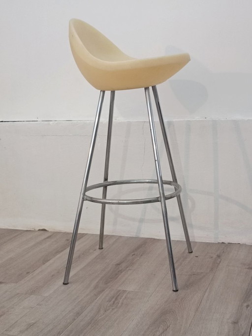 Barstool by Roberto Foschia for MIDJ 1970s Original Edition – barkrukken, Metal, Plastic (photo 2 of 13)