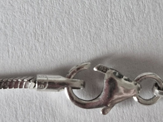 Image 1 of Sporrong Sweden - Silver drop pendant with matching necklace