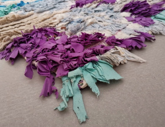 Image 1 of Boucherouite loper / vloerkleed 200x96cm