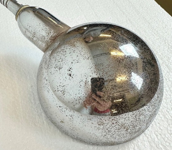Image 1 of Vintage Chrome Italian Gooseneck Table Lamp, 1960s