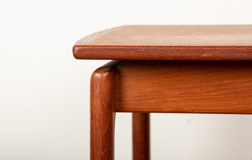 Danish teak coffee table model 019 by Ole Wansher for Poul Jeppesen 1960.