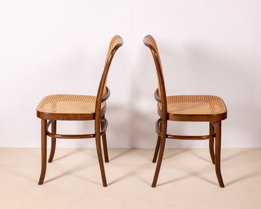 2x Josef Hoffmann Esszimmerstuhl Modell 811