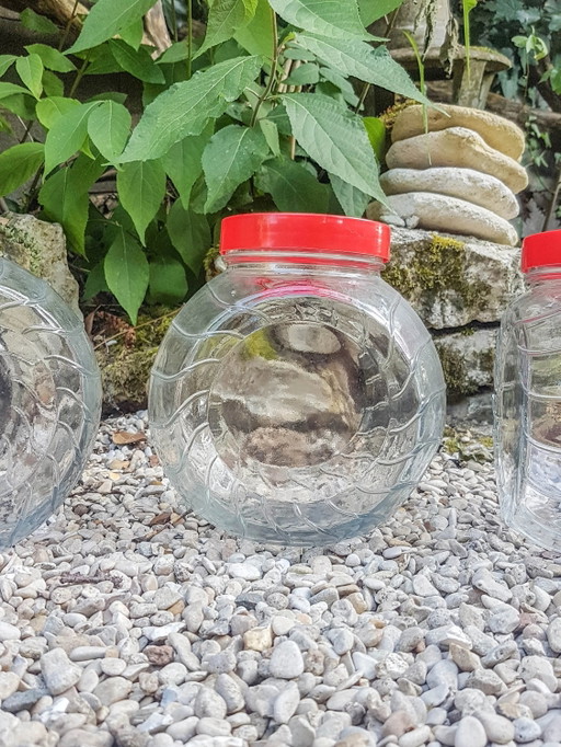 Vaso in vetro vintage CONVETRO Made in Italy