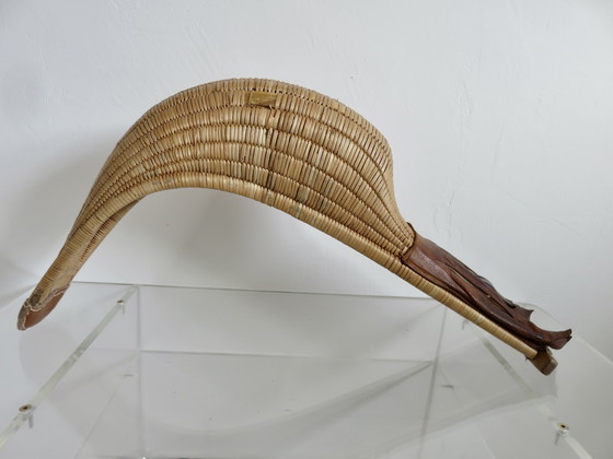 Image 1 of Ancienne Chistera Grand Gant, Sport Basque, Pelote, Cesta Punta, Jai Alai