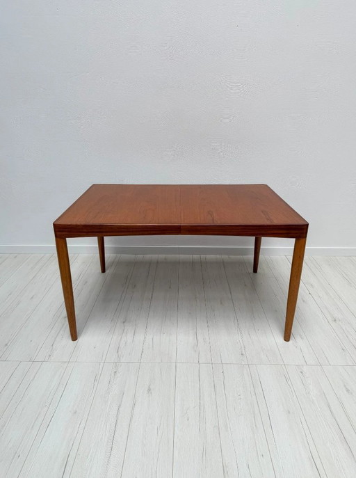 Vintage Danish Teak Extendable Dining Table, Mid-Century Modern Scandinavian Design, 1960s