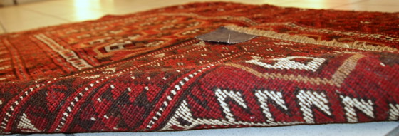 Image 1 of Alfombra afgana Adraskand antigua hecha a mano para oración, 82 cm x 115 cm (2,7' x 3,7'), 1920 - 1C346