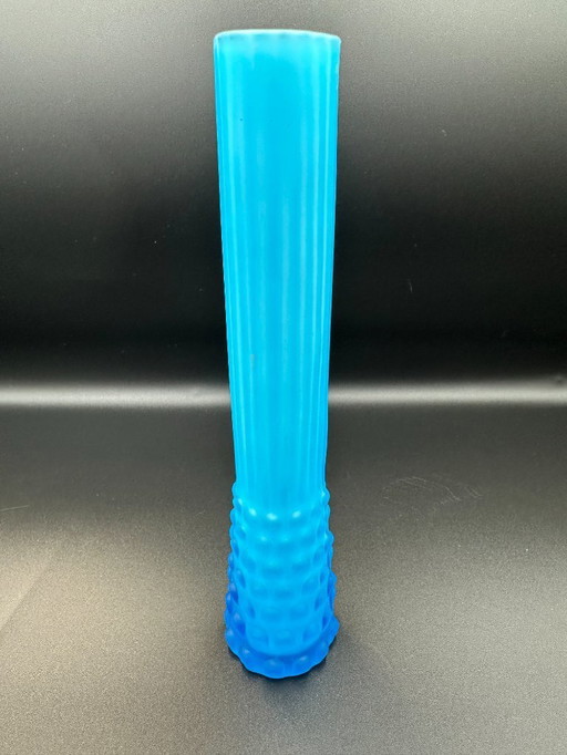 Mouth-blown Überfangglas Vase 1960s