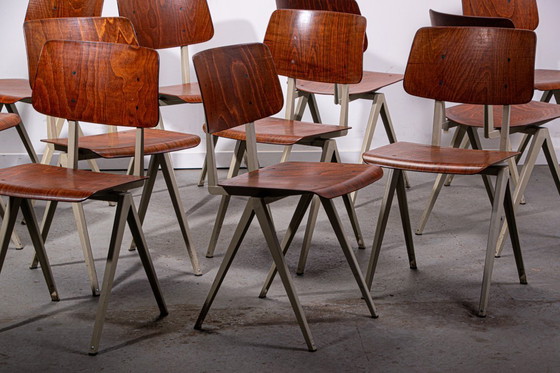 Image 1 of 12 sedie S16 di Galvanitas. Circa 1970.
