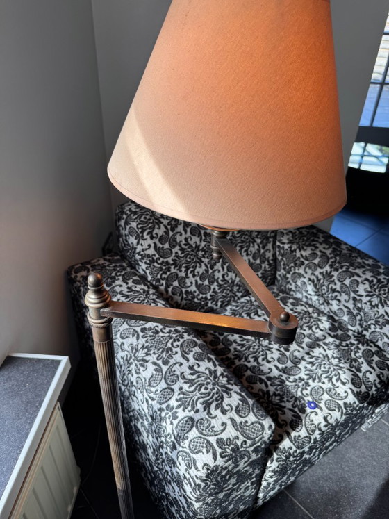 Lampada da terra vintage D&B Design Holland. In ottone con braccio girevole, anni '80. – Lampade da terra (photo 8 of 12)