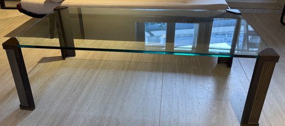 Image 1 of Vintage glass coffee table