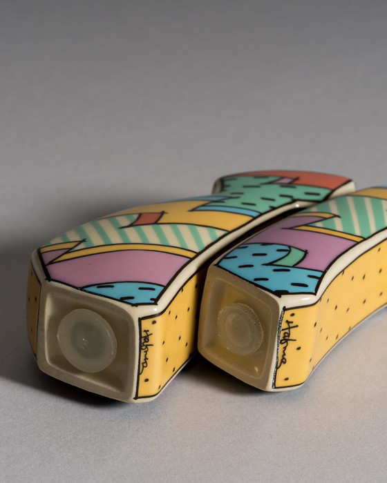 Image 1 of Dorothy Hafner pour Rosenthal Studio Linie, salière et poivrière "Flash", années 1980