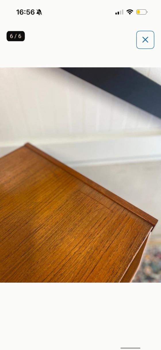 Vintage Teak Mid Board Ladekast Drawer – Ladekasten, Wood (photo 5 of 6)