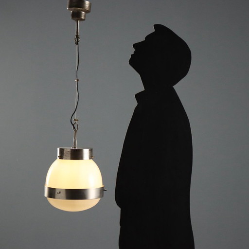 Lámpara 'Delta' de Sergio Mazza para Artemide – hanglampen, Brass (photo 2 of 8)