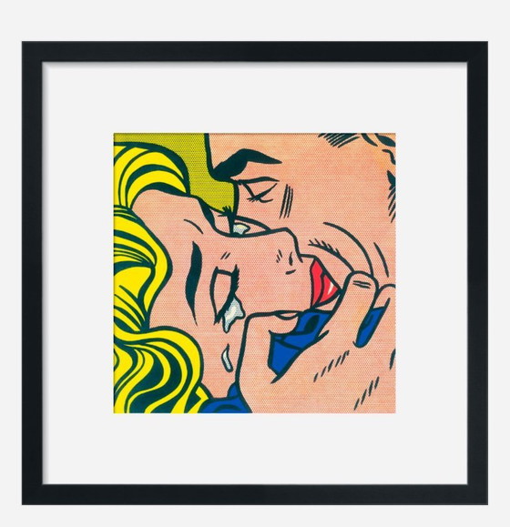 Image 1 of Roy Lichtenstein: "Kiss V".
