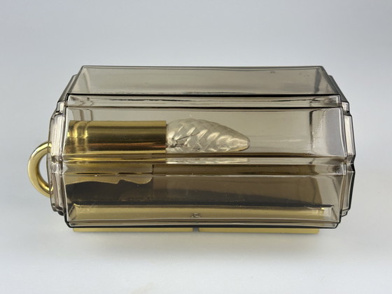 Image 1 of 60s 70s aplique Glashütte Limburg Alemania vidrio y metal Age Design