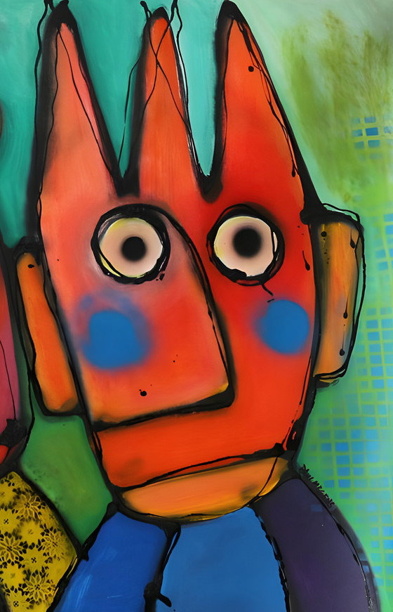 Image 1 of Peinture plus ancienne 'Avant les coups de gueule...'