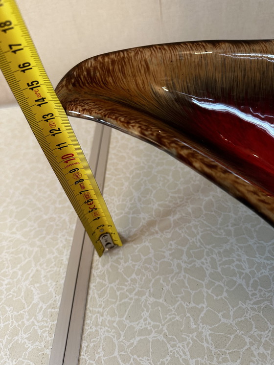 Image 1 of Large vintage ceramic bowl/empty pocket attributed to Vallauris