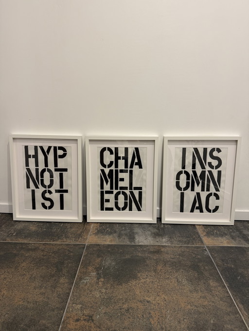 CHRISTOPHER WOOL GIRARD SEBASTIEN LITHOGRAPHIE STREEART KAWS INVADER OBEY