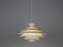 Suspension vintage danoise de Form Light, années 1980