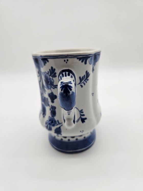 Royal Delft Plant pot 1969 – Hand-painted by M. de Wit (13 cm) – Ceramic (photo 4 of 9)