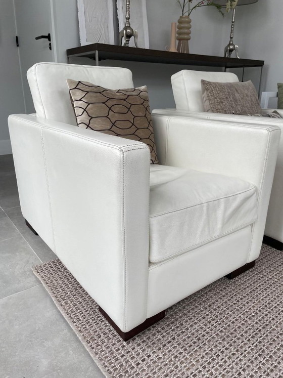 Image 1 of 2 sillones/sillas de diseño Valdichienti – Piel blanca