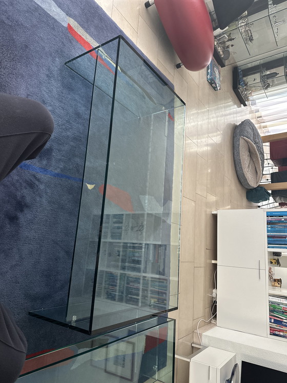 Image 1 of Tavolino Fratina Due in vetro trasparente