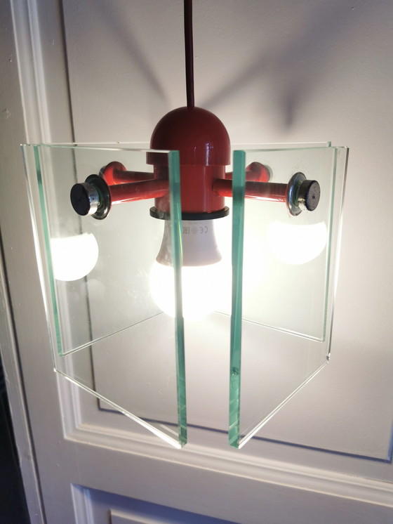 Image 1 of Lampadario vintage di design italiano Fontana