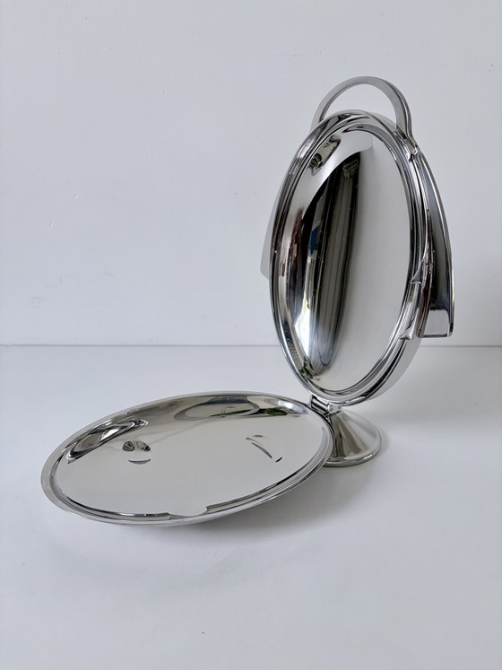 Alessi Etagère “Anna Gong” Van Alessandro Mendini. – Tafelaccessoires, rvs (photo 8 of 10)
