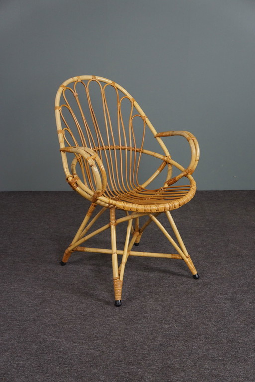 Vintage Sessel aus Rattan