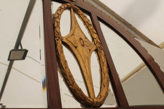 Image 1 of Espejo de salón de caoba de la Secesión vienesa, 1910