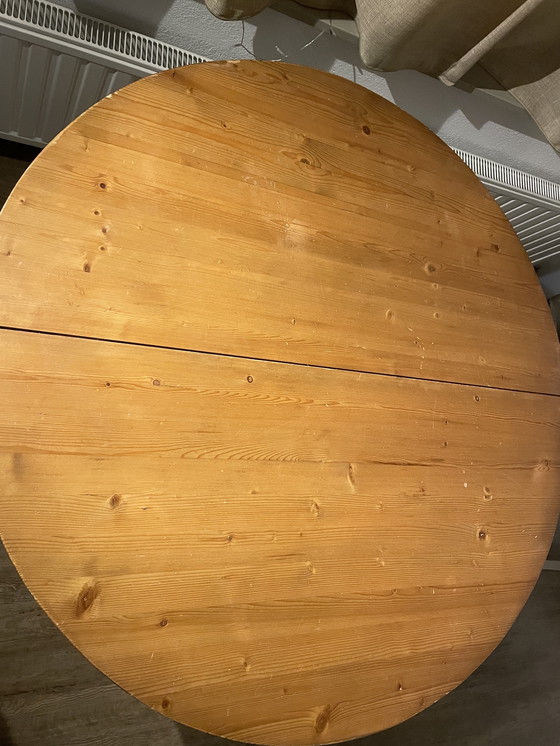 Image 1 of Vintage solid extendable dining table