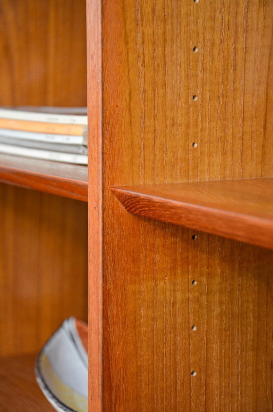 Image 1 of Vintage teak bookshelf, Danish sideboard, mid-century style