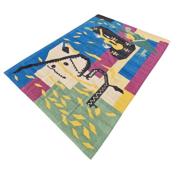 Tapisserie tissée à la main « La Tristesse du Roi » d'Henri Matisse | Laine | 269 × 191 cm (106 × 75 po) (photo 4 of 10)