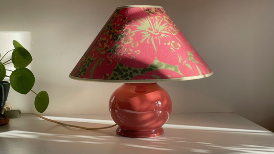 Image 1 of Vintage Ceramic Leopard Lamp