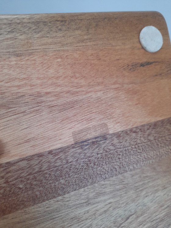 Image 1 of Deense teakhouten kom en notenkraker Bodum jaren 80