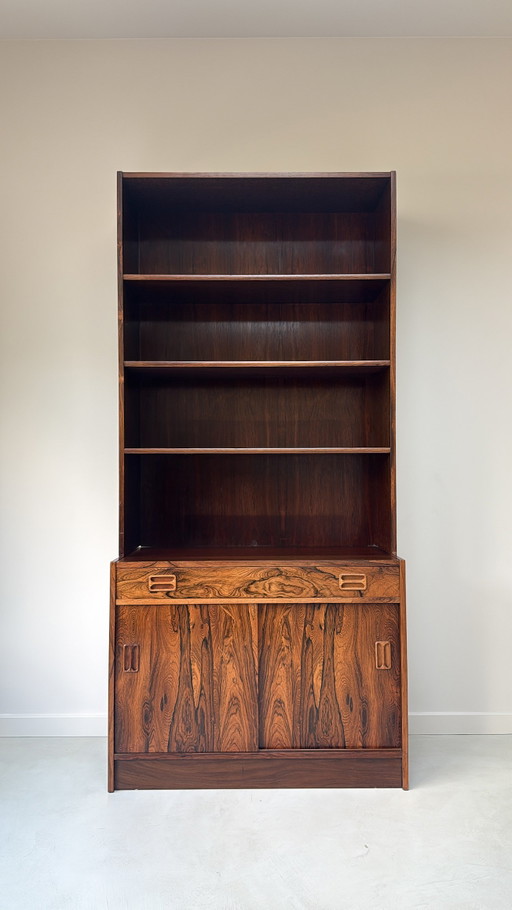 Vintage Deense palissander kast ontworpen door Niels J. Thorsø