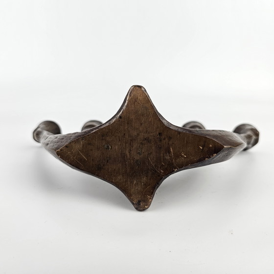 Image 1 of Set van 2 vintage kandelaars. Brutalistisch ontwerp van Horst Dalbeck. Duitsland 1950 - 1970.