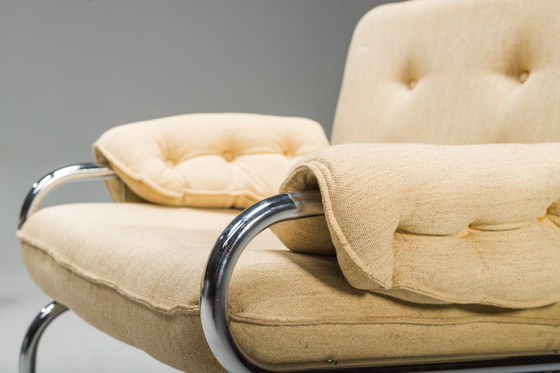 Image 1 of  Set of Three-Seater Borkum Sofa and Armchairs by Johan Bertil Häggström for Ikea, 1970s