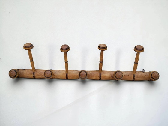 Perchero de pared de bambú 1900 – Bamboo, Art Nouveau (photo 2 of 6)