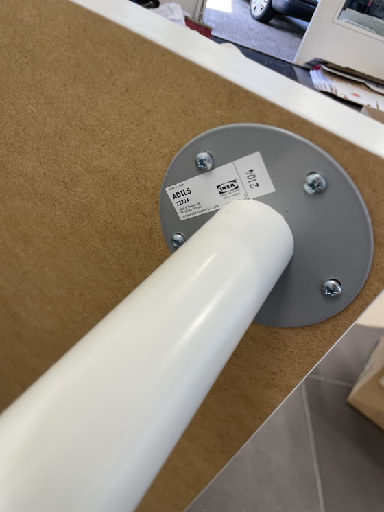 Image 1 of 7 x Tavoli bianchi Ikea modello Linnmon