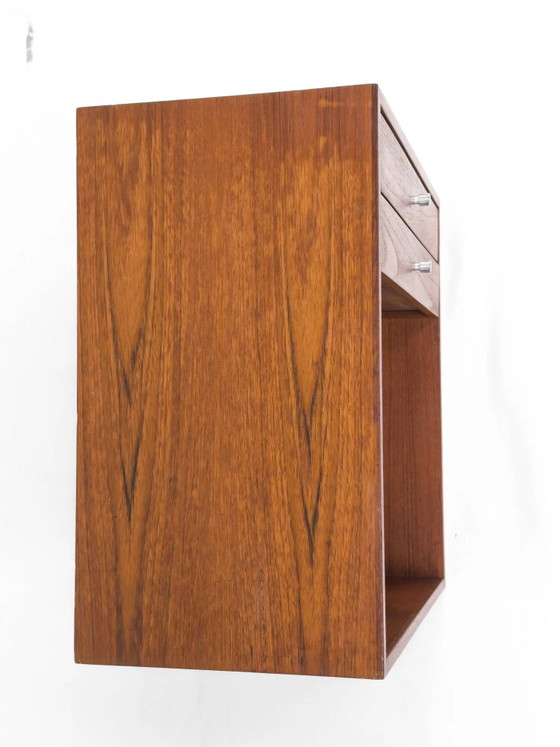 Teak Wall Console #131 by Kai Kristiansen for Aksel Kjersgaard, 1960s – Shelving unit, Aluminium (photo 13 of 16)