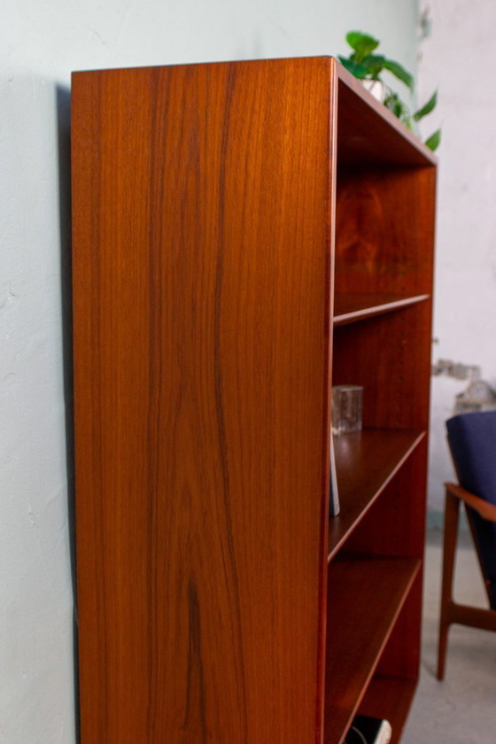Image 1 of Vintage teak bookcase, highboard, chest of drawers, mid-century 1960s